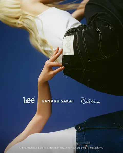 『KANAKO SAKAI（カナコ サカイ）× Lee（リー） Exclusive for Edition（エディション）』の「DENIM TROUSERS」
