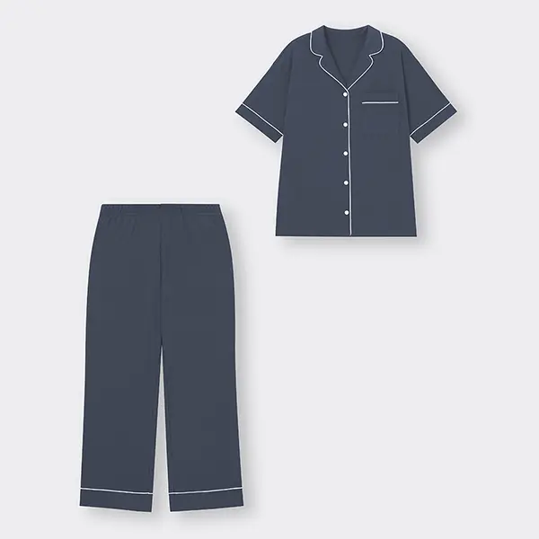 SABONとGUのコラボレーションアイテム「ミントパジャマ（半袖＆ロングパンツ）」