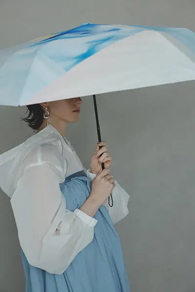 「emmi×chisato tatsuyama 晴雨兼用折りたたみ傘」