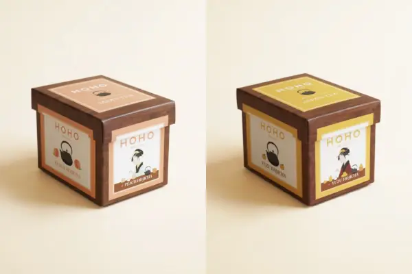 京都の焙じ茶専門店「ＨOHO HOJICHA」のティーバッグシリーズ「白桃焙じ茶」「柚子焙じ茶」