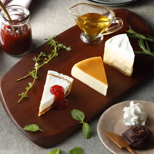 チーズスイーツブランド「チーズガーデン」の新メニュー、食べ比べが楽しめる「3種のチーズケーキアソート」