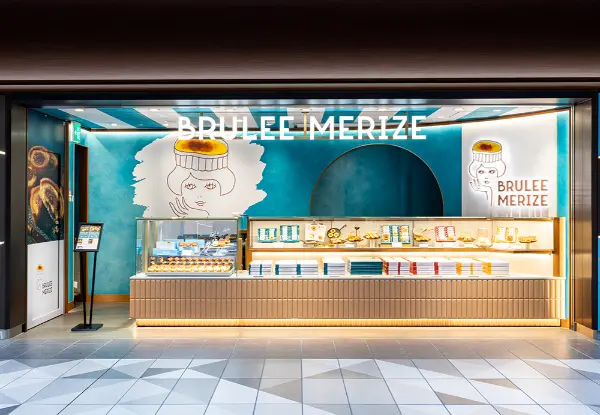 東京駅のスイーツブランド「ブリュレメリゼ」東京ギフトパレット店の店舗外観イメージ