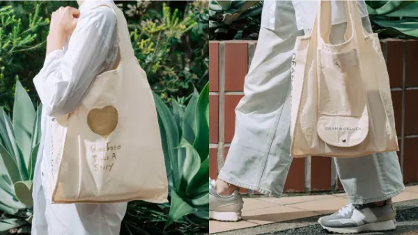 ディーン＆デルーカ日本上陸20周年を記念した「Good Food Tells A Story」のショッピングバッグ使用イメージ