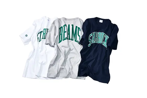 「BEAMS＋STARBUCKS」コラボの「BEAMS Champion ヘビーウェイトTシャツ」