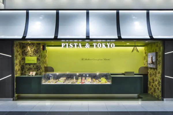 ピスタチオスイーツ専門店「PISTA ＆ TOKYO」グランスタ東京店、店舗外観イメージ