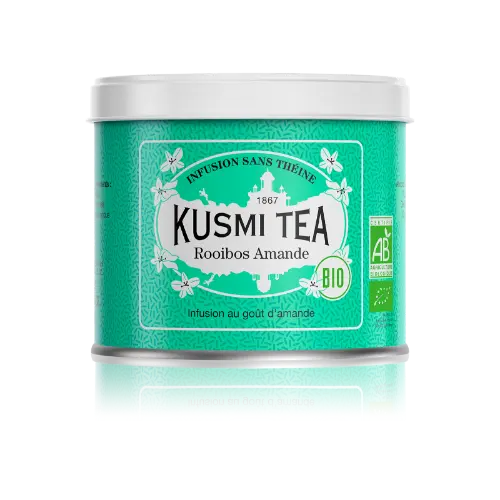 フランスの老舗ティーメゾン「KUSMI TEA」ルイボスティーの新作「ルイボスアーモンド」100g缶