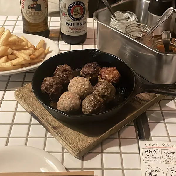 「World Meatball Classic」の提供メニュー