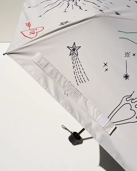 「FURFUR」の「【USAGI ONLINE限定】晴雨兼用オリジナルプリント傘」