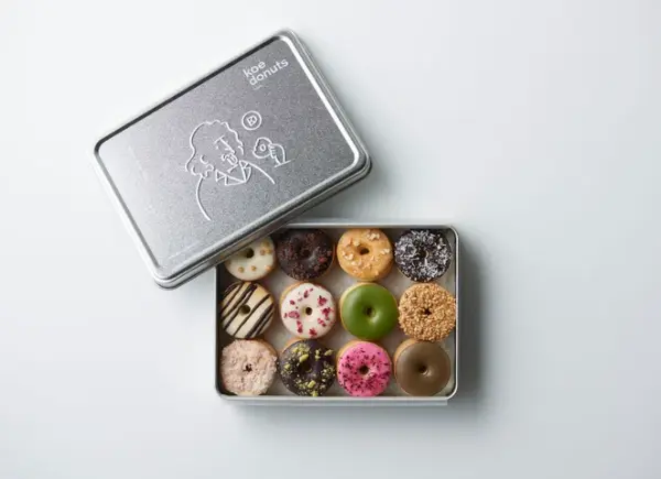 ドーナツファクトリー「koe donuts kyoto」の定番人気アイテム「koe donuts クッキー缶」