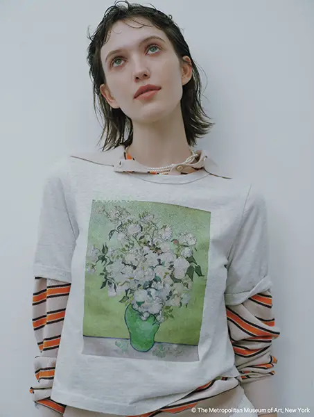 「LILY BROWN×THE MET」の「【The Metropolitan Museum of Art】バリエーションリンガーTシャツ」