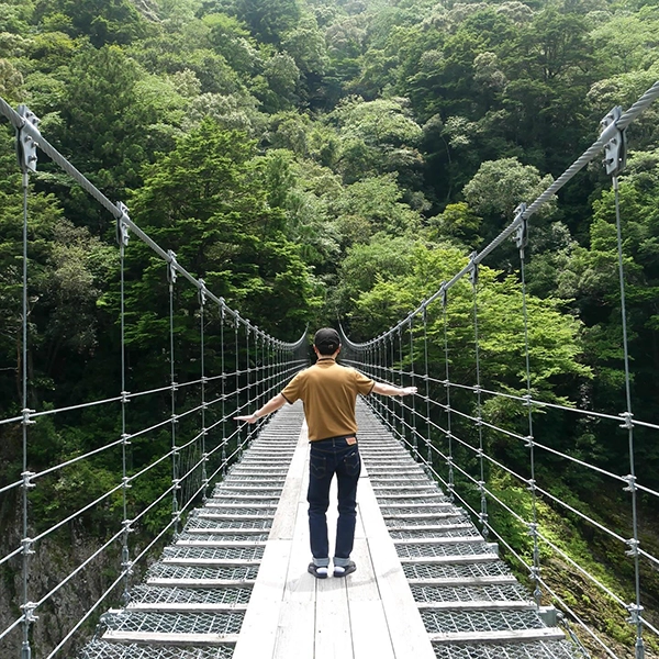 瀞峡の吊り橋