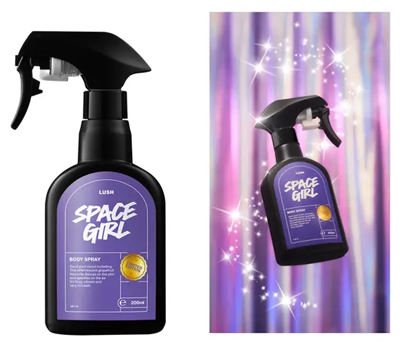 「LUSH」の「スペースガール ボディスプレー 」