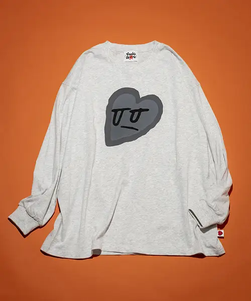 「Kurt Wu × FREAK’S」の「oblique heart Long sleeve T-shirt」