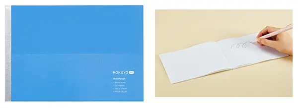 「KOKUYO ME」「Fair Play」シリーズの「ノートブックセミB5ハーフサイズ」