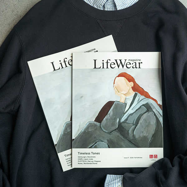 ユニクロが発行する『LifeWear magazine』の2024年秋冬号