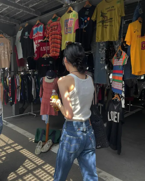 大井競馬場Tokyo City Flea Marketの会場の様子