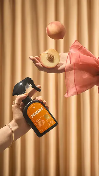 「LUSH」の「ピーチィズ ボディスプレー」