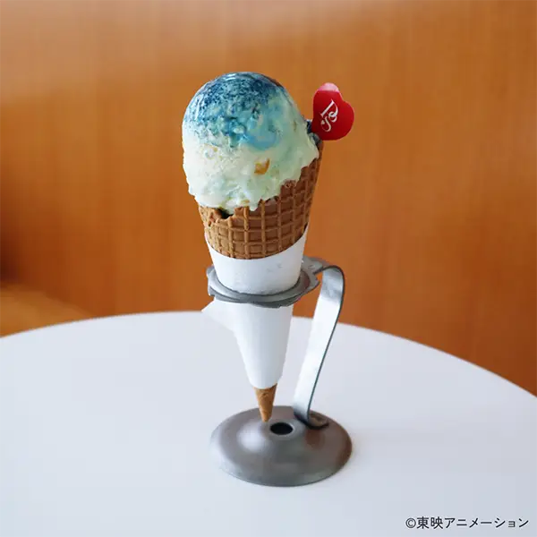 「precure genic × BIG BABY ICE CREAM」コラボレーションダイナーの「メップルマンゴーアイス（マンゴー味）」