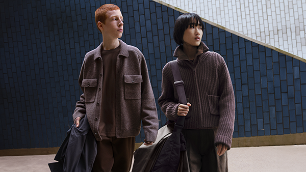 「Uniqlo U」2024年秋冬コレクションのビジュアル