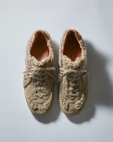 REPRODUCTION OF FOUND x beautiful peopleの「german military trainer in boa with cowhide」