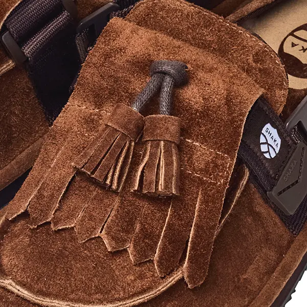 「SHAKA」の「MOC MULE TASSEL SUEDE」