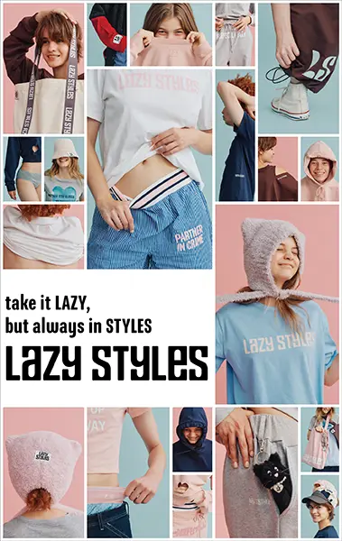 ウェアブランド「Lazy Styles（レイジースタイルズ）」のファーストコレクションのビジュアル