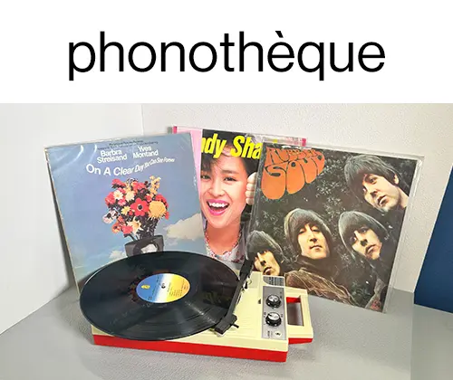 大丸神戸店のPOPUP「phonothèque」のイメージ写真