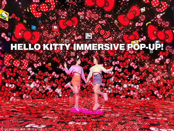 SHIBUYA TSUTAYAにて開催中の完全没入体験イベント「HELLO KITTY IMMERSIVE POP-UP!」