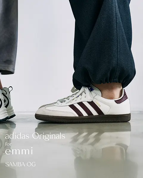 emmiが別注したadidas Originalsの「SAMBA OG」