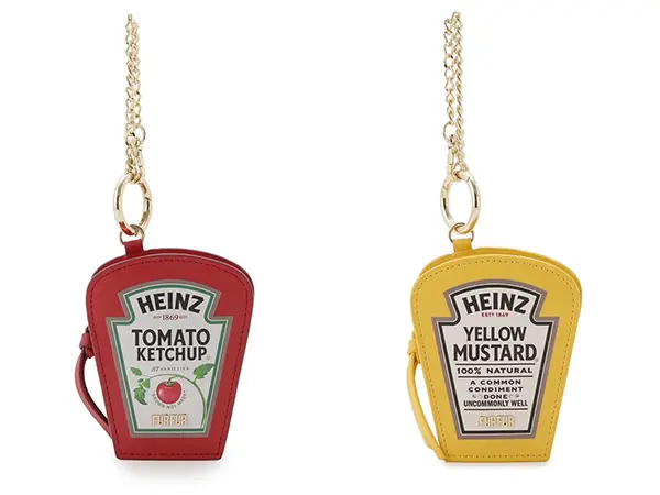 「FURFUR（ファーファー）× HEINZ（ヘインツ）CAPSULE COLLECTION」の「HEINZ ラベルポーチ」