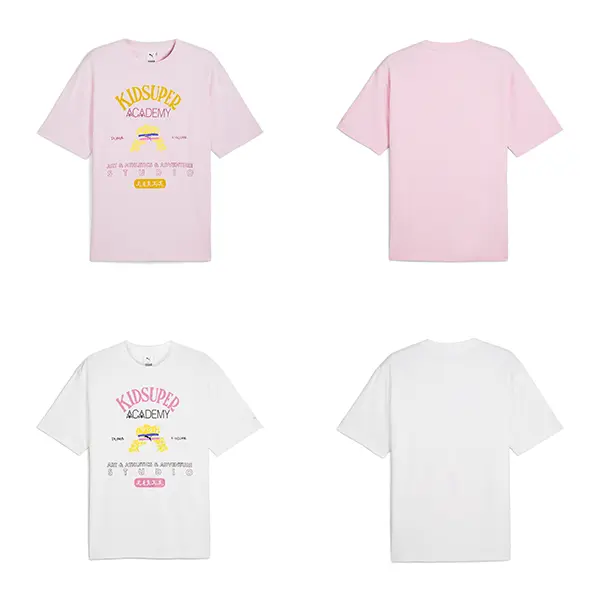 「PUMA x KIDSUPER」の9月新作Tシャツの写真