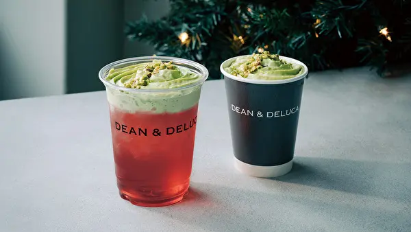 DEAN & DELUCA（ディーン&デルーカ）でホリデーシーズン限定で販売される新作ドリンク「ピスタチオラズベリーティー」