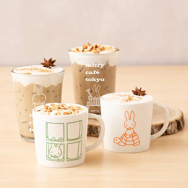 「miffy café tokyo」梅田POP UPで販売される「グラス」「マグカップ」