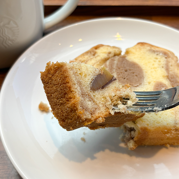 スターバックスの「マロンパウンドケーキ」