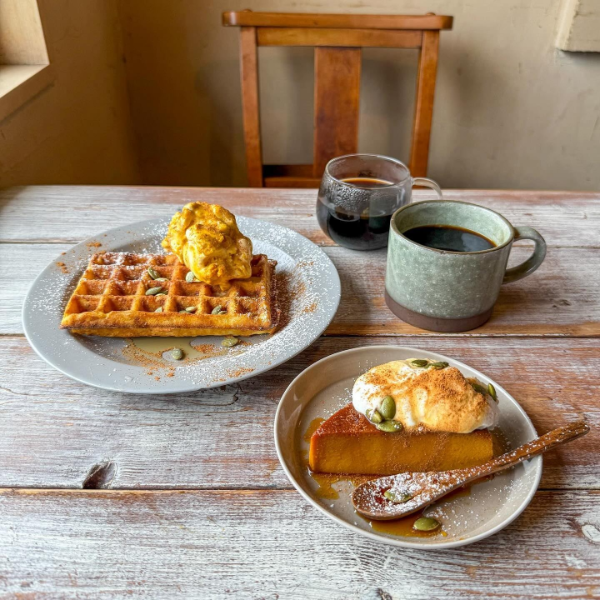 かぼちゃプリンが人気の「cafe sanctuary」