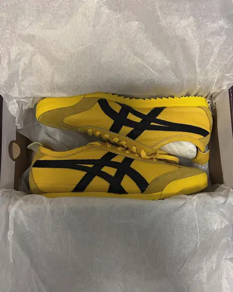 ｢Onitsuka Tiger（オニツカタイガー）｣のイエロースニーカー