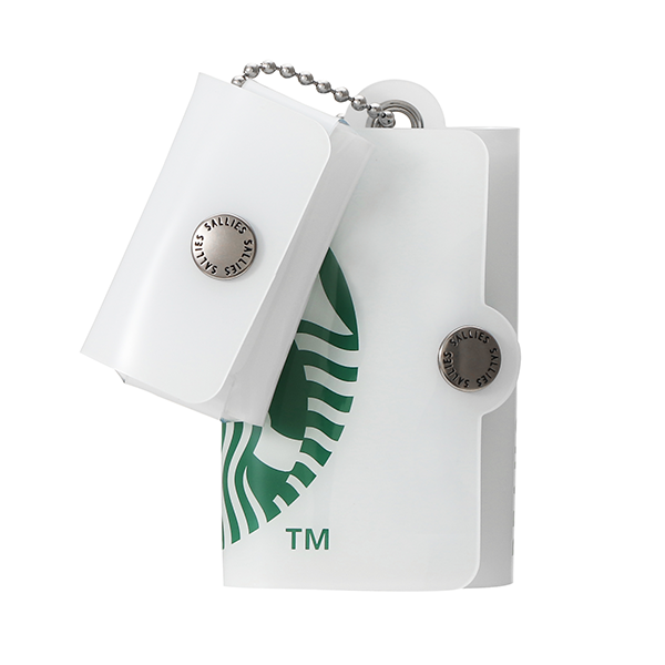 スターバックス×BEAMSの「BEAMS SALLIES Pocket Pal ミニマルウォレット by BEAMS+STARBUCKS」