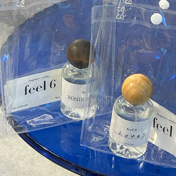 新大久保のフレグランスショップ「feel6」で作れる香水ボトル