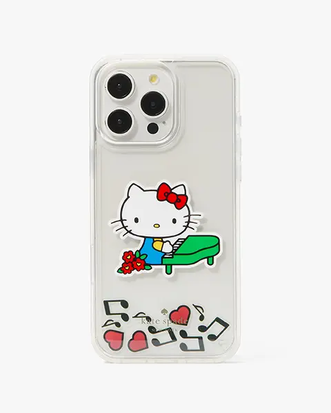 ファッションブランド「kate spade new york（ケイト・スペード ニューヨーク）」の「HELLO KITTY x kate spade new york liquid case（16 Pro／16 Pro Max）」