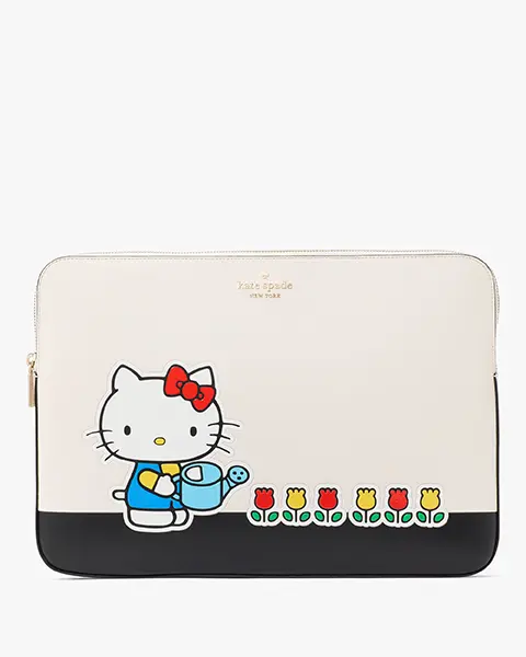 ファッションブランド「kate spade new york（ケイト・スペード ニューヨーク）」の「HELLO KITTY x kate spade new york laptop case」