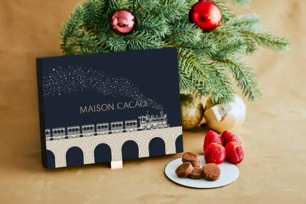 鎌倉発アロマ生チョコレート専門店「MAISON CACAO（メゾンカカオ）」のクリスマス限定『Voyage du Noel』エディション「生チョコクッキー NOEL（あまおう）」