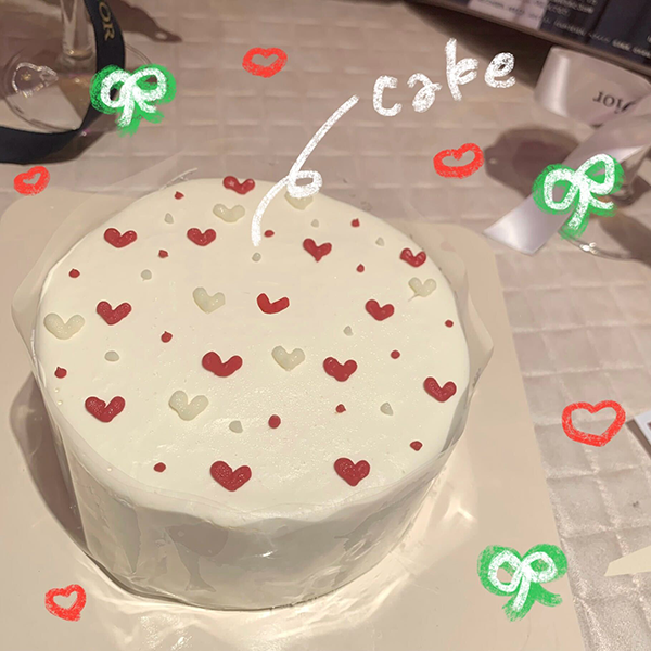 「cake.jp」で購入したクリスマスケーキ