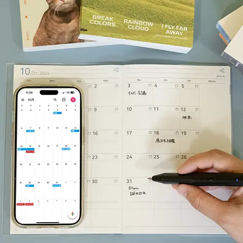 「Neo smartpen（ネオスマートペン）」対応の2025年度版デジアナ手帳「N planner」
