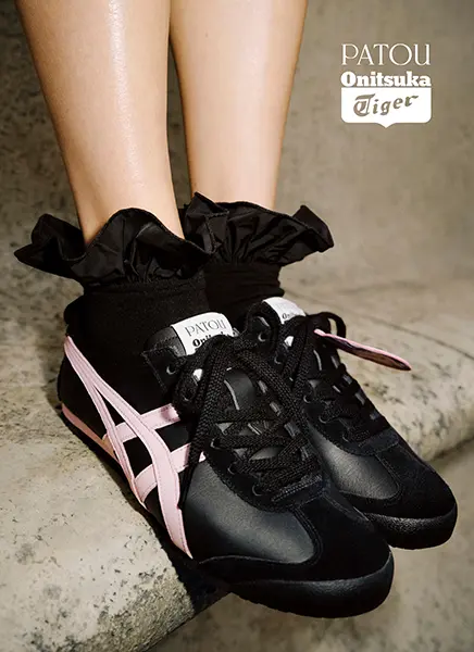 【画像】PATOU x Onitsuka Tiger コラボレーションシューズ