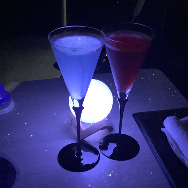  白金台の「プラネタリウムBAR」のカクテル