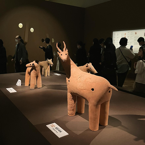 上野の東京国立博物館で開催されている、特別展「はにわ」の展示