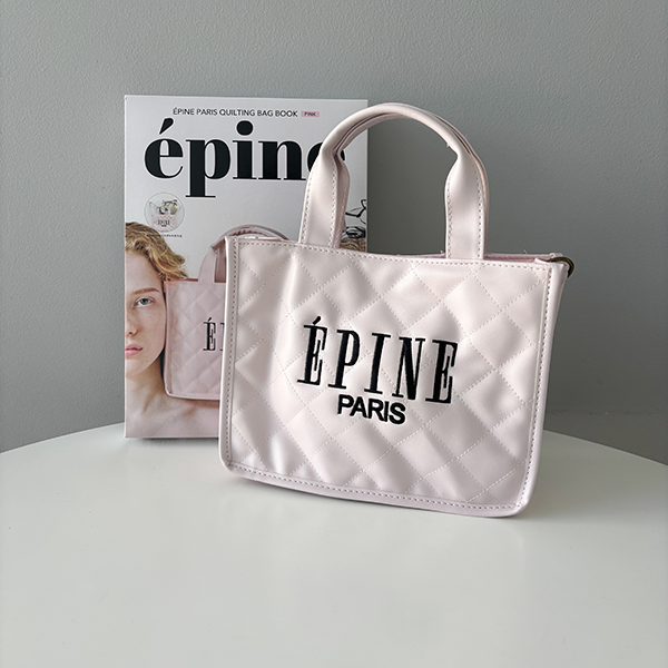 ÉPINE PARIS QUILTING BAG BOOK PINK