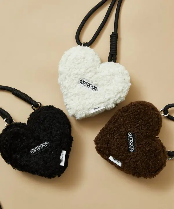 ×BASICKS MINI BOA HEART BAG