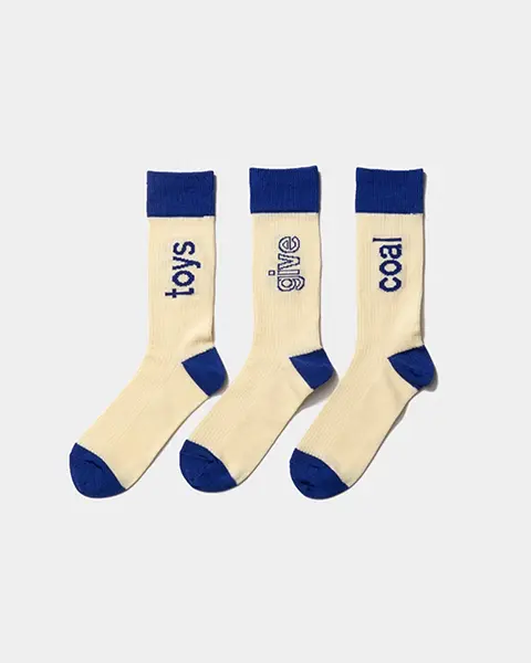 ファッションブランド「beautiful people（ビューティフルピープル）」の「holiday sock a trois cream」