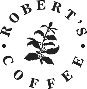 フィンランド発のカフェ「Robert's Coffee（ロバーツコーヒー）」のブランドロゴ